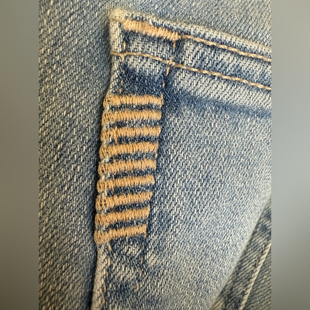 PAIGE Brigitte Light Blue Jeans size 27 WJ986 Suri Destructed boyfriend - Picture 7 of 9